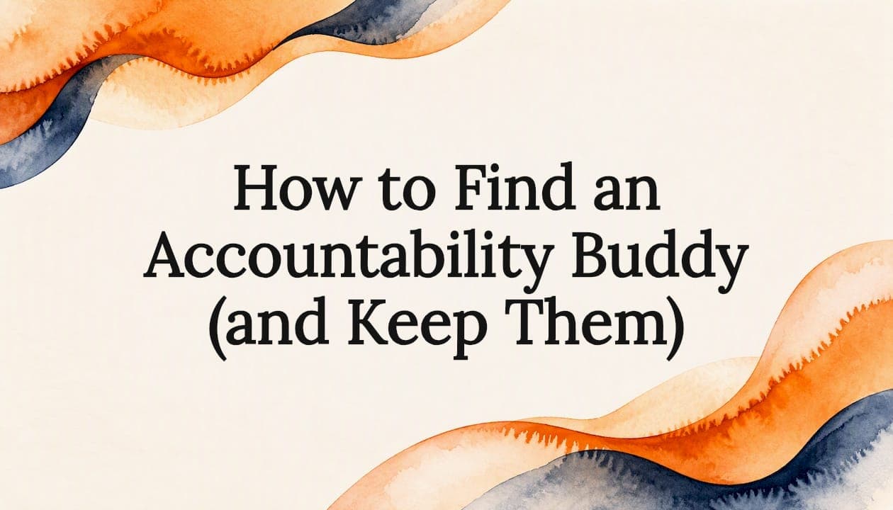 How to Find an Accountability Buddy (and Keep Them)